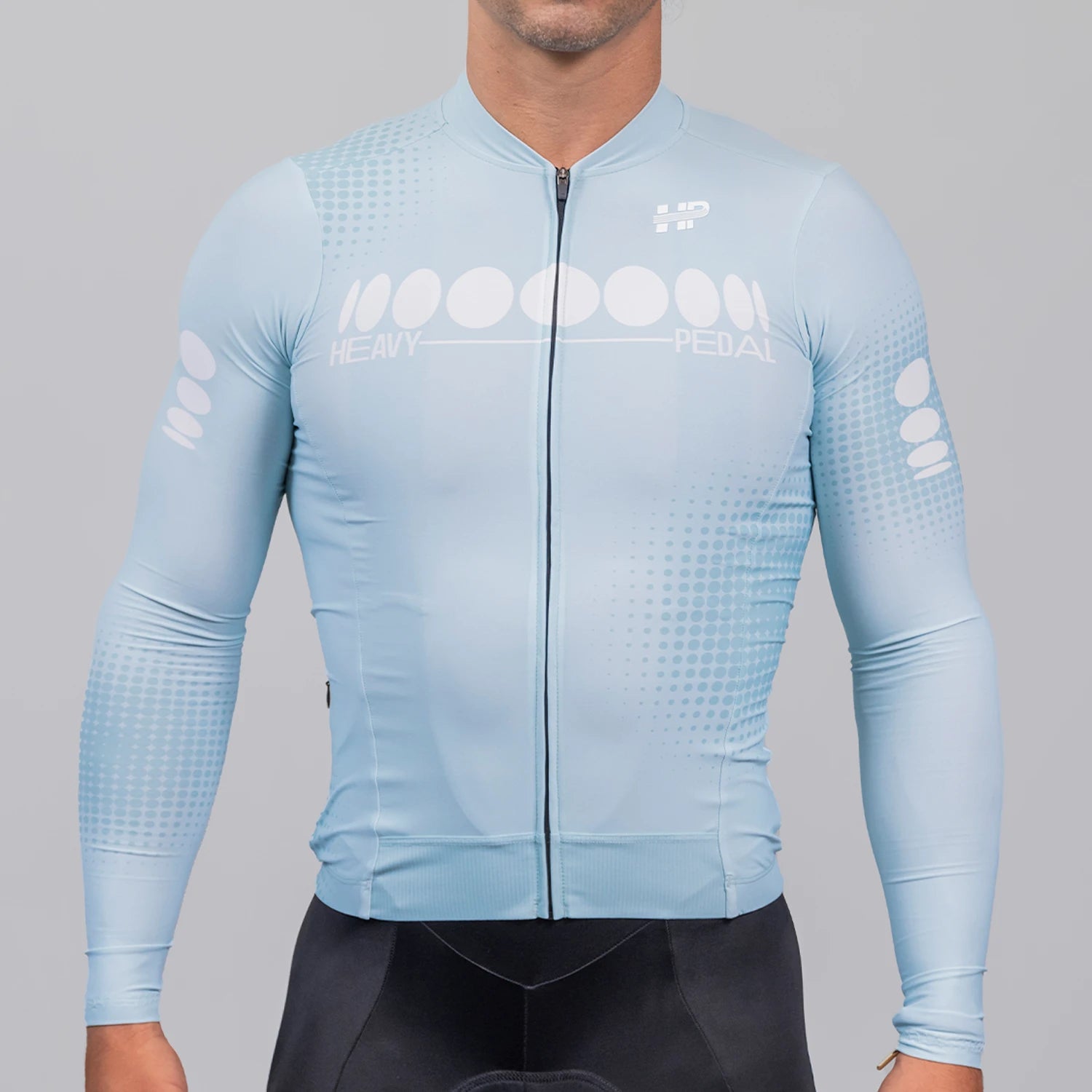 Tonal Celeste Men's Long Sleeve Blox Jersey