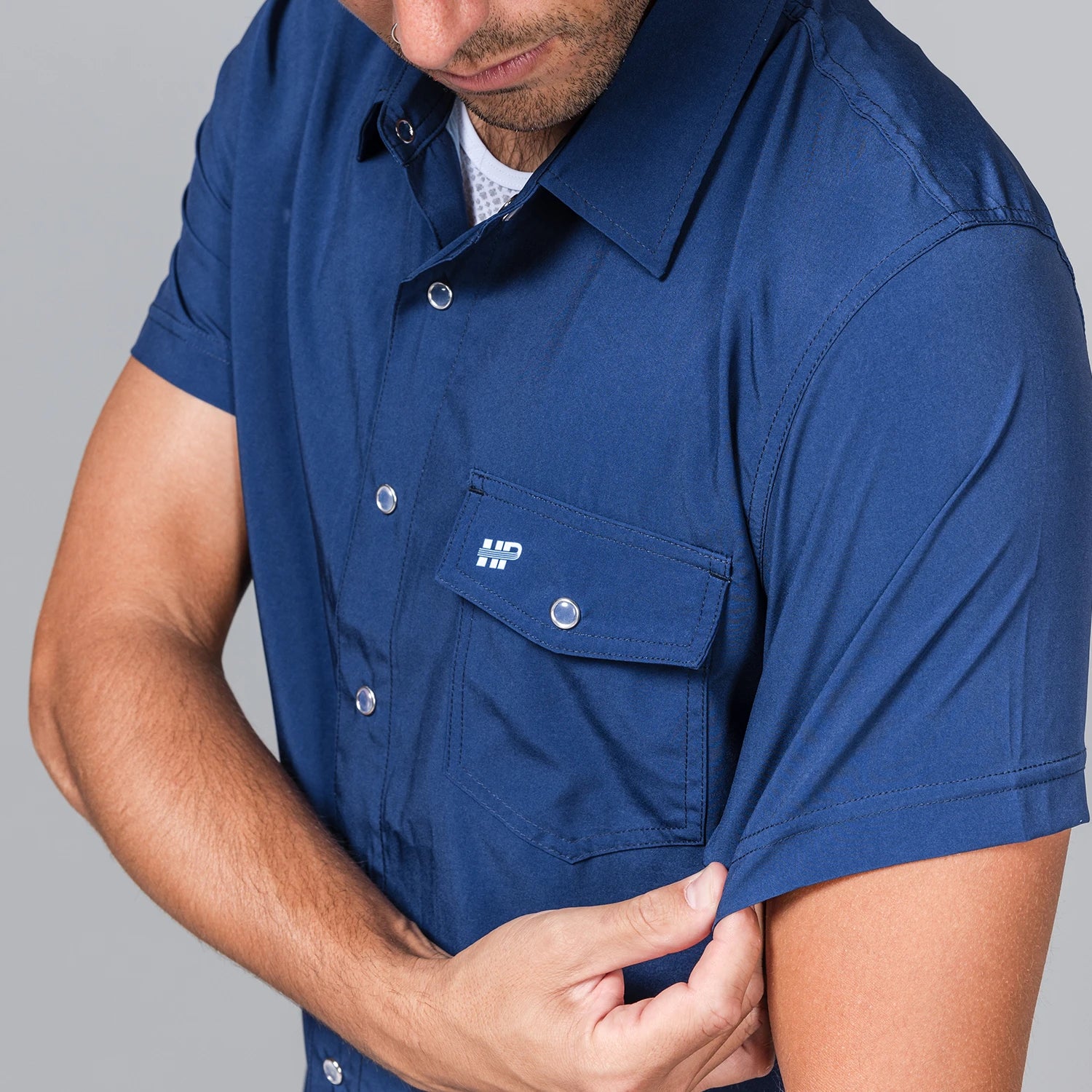 Metlife Button Up Sapphire Button-Up – THE HEAVY PEDAL