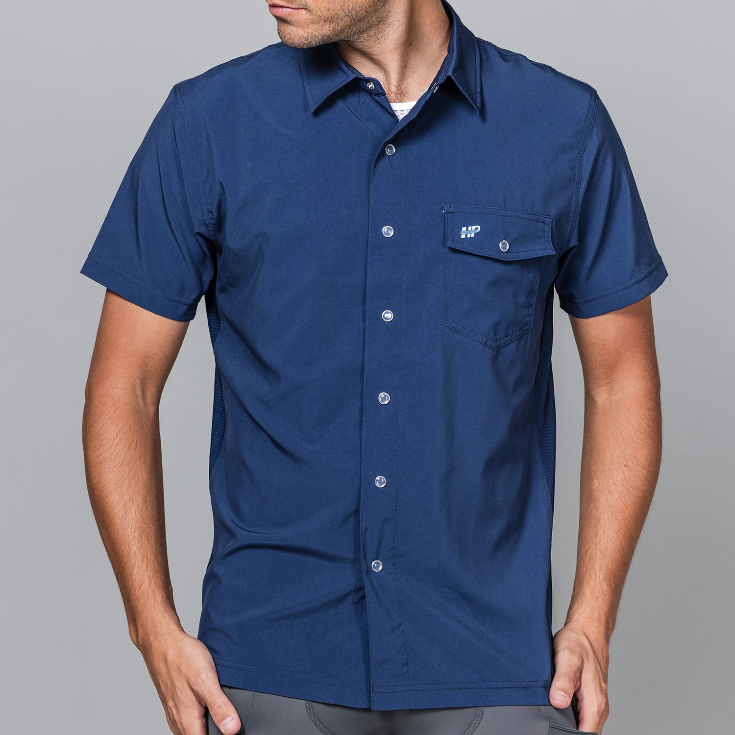 Metlife Button Up Sapphire Button-Up – THE HEAVY PEDAL