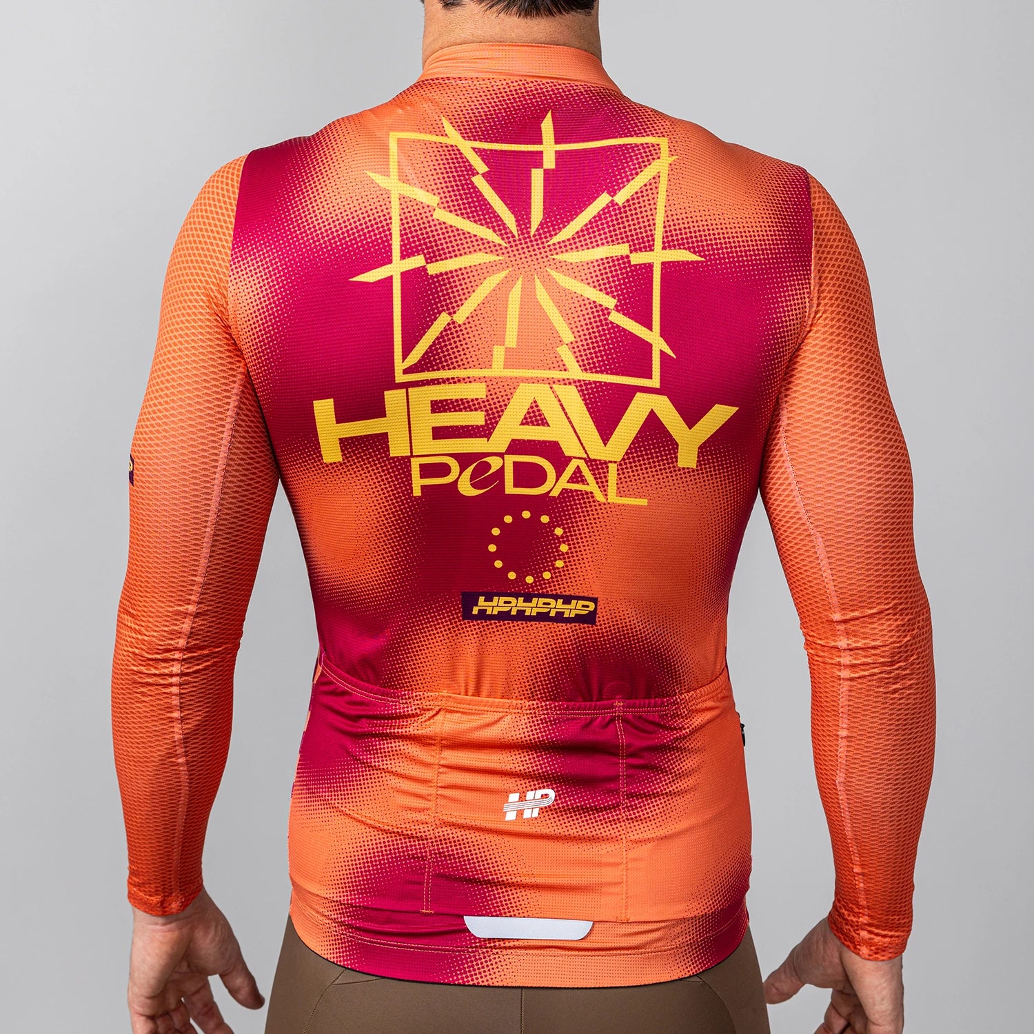 Coral Contrast Long Sleeve Men's Blox Jersey