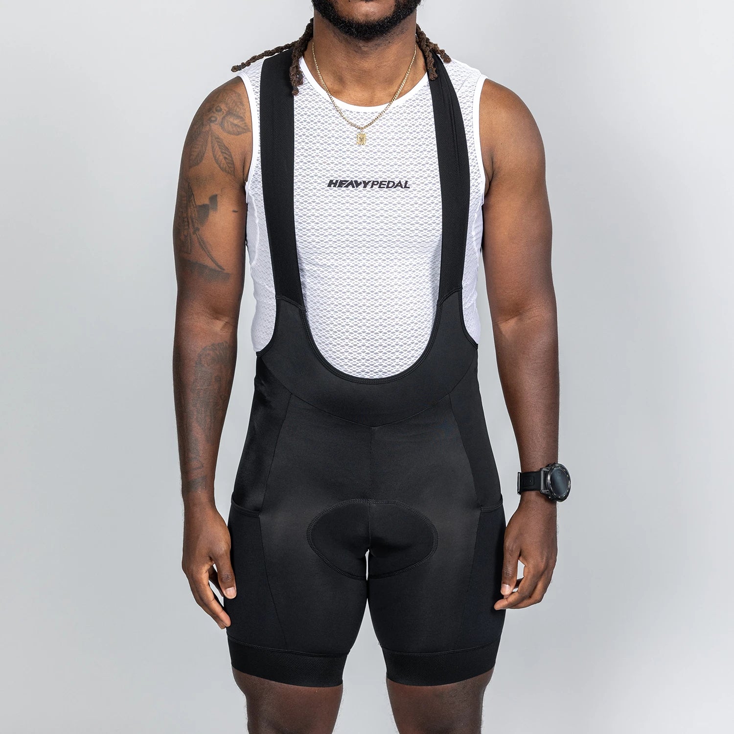 Jet Short Length Cargo Bib - Men's Cycling Bib – THE HEAVY PEDAL