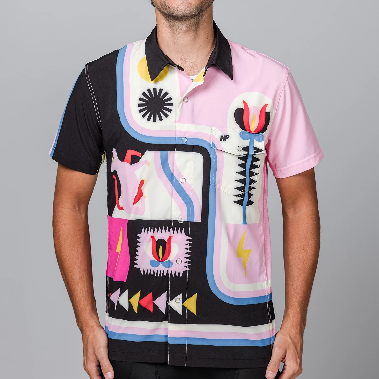 Puma button top down shirt