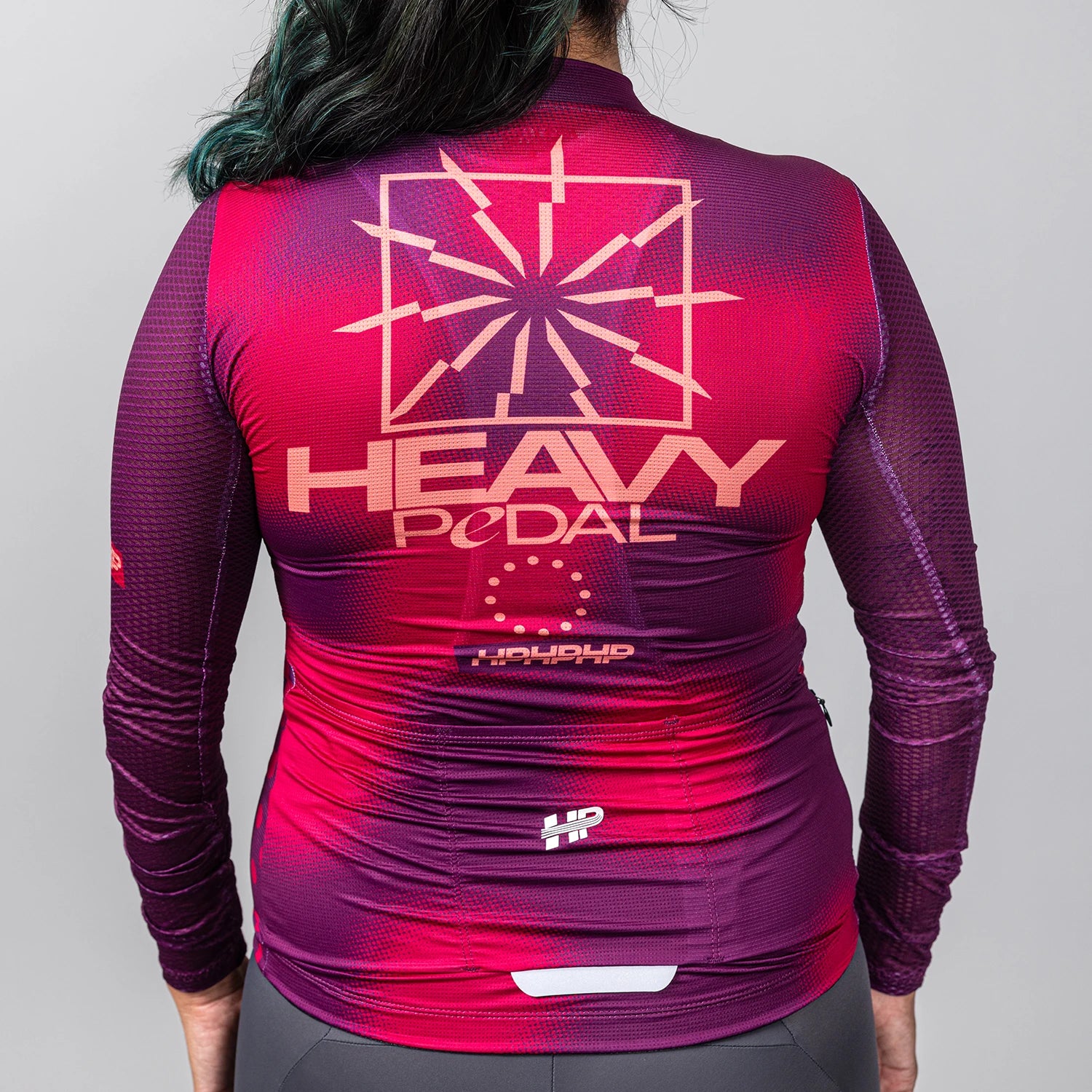 Berry Contrast Long Sleeve Women's BLOX Jersey