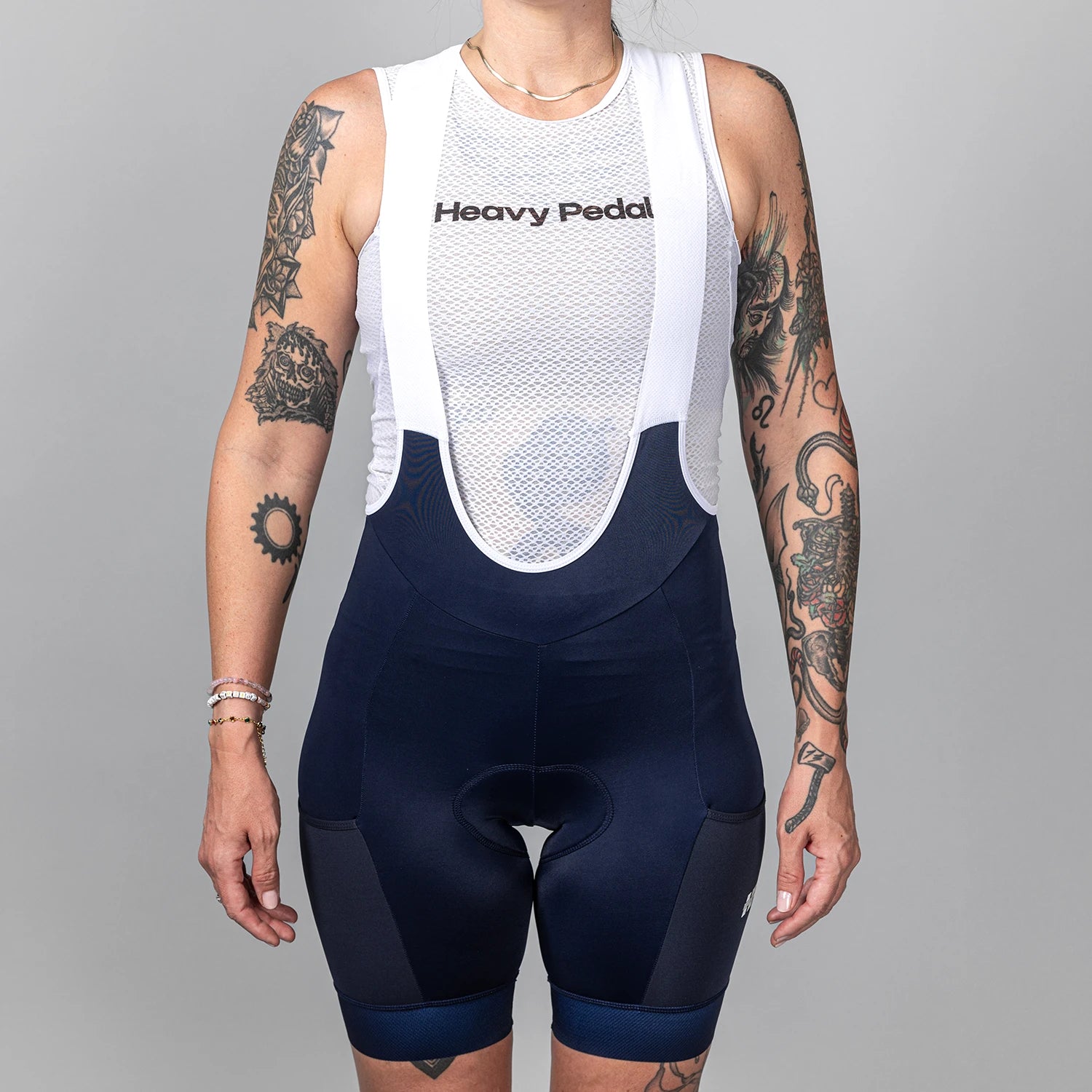 pedaled cargo bib Navy Women's Cargo Blox Bib