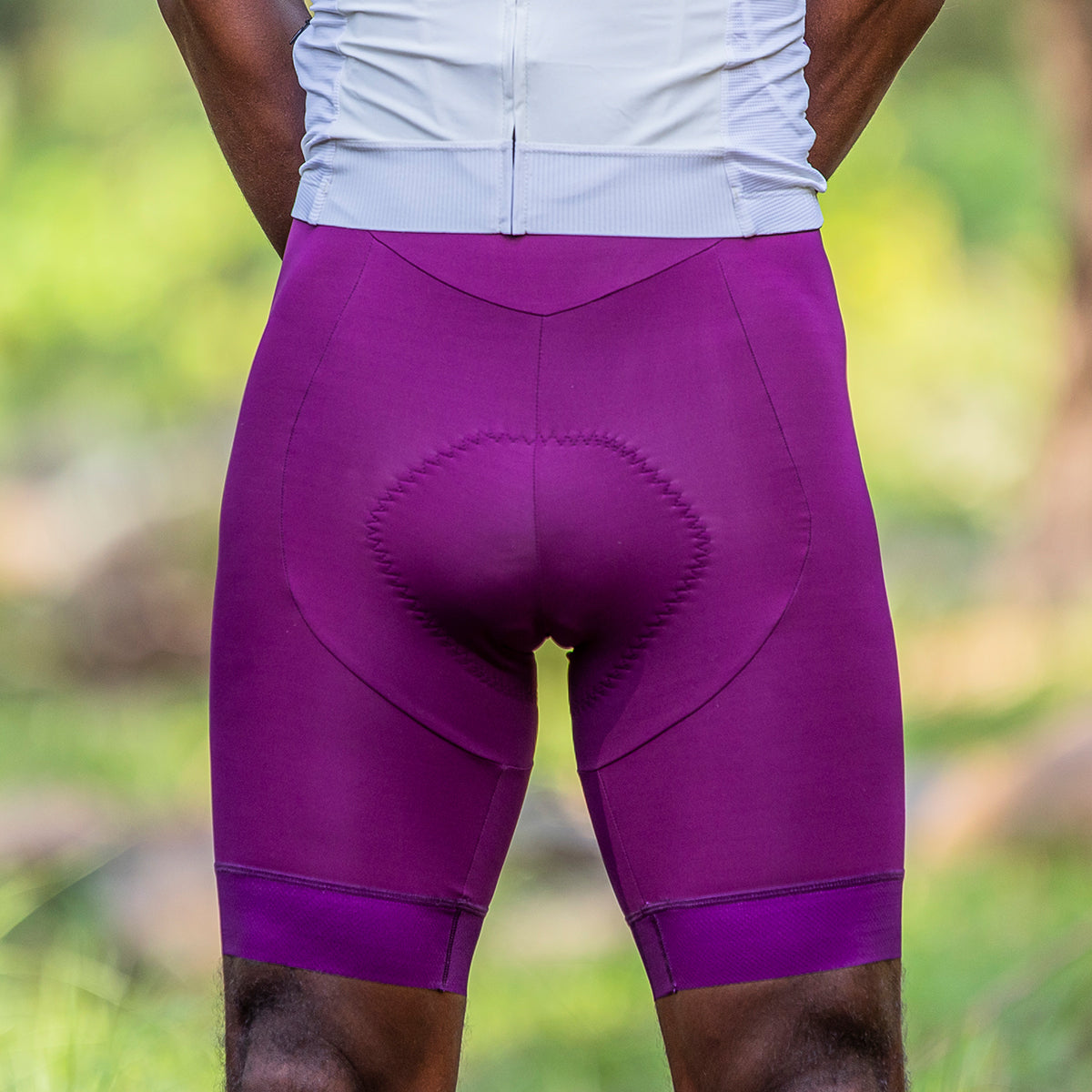 Plum Bib - Men's Cycling Bib – THE HEAVY PEDAL